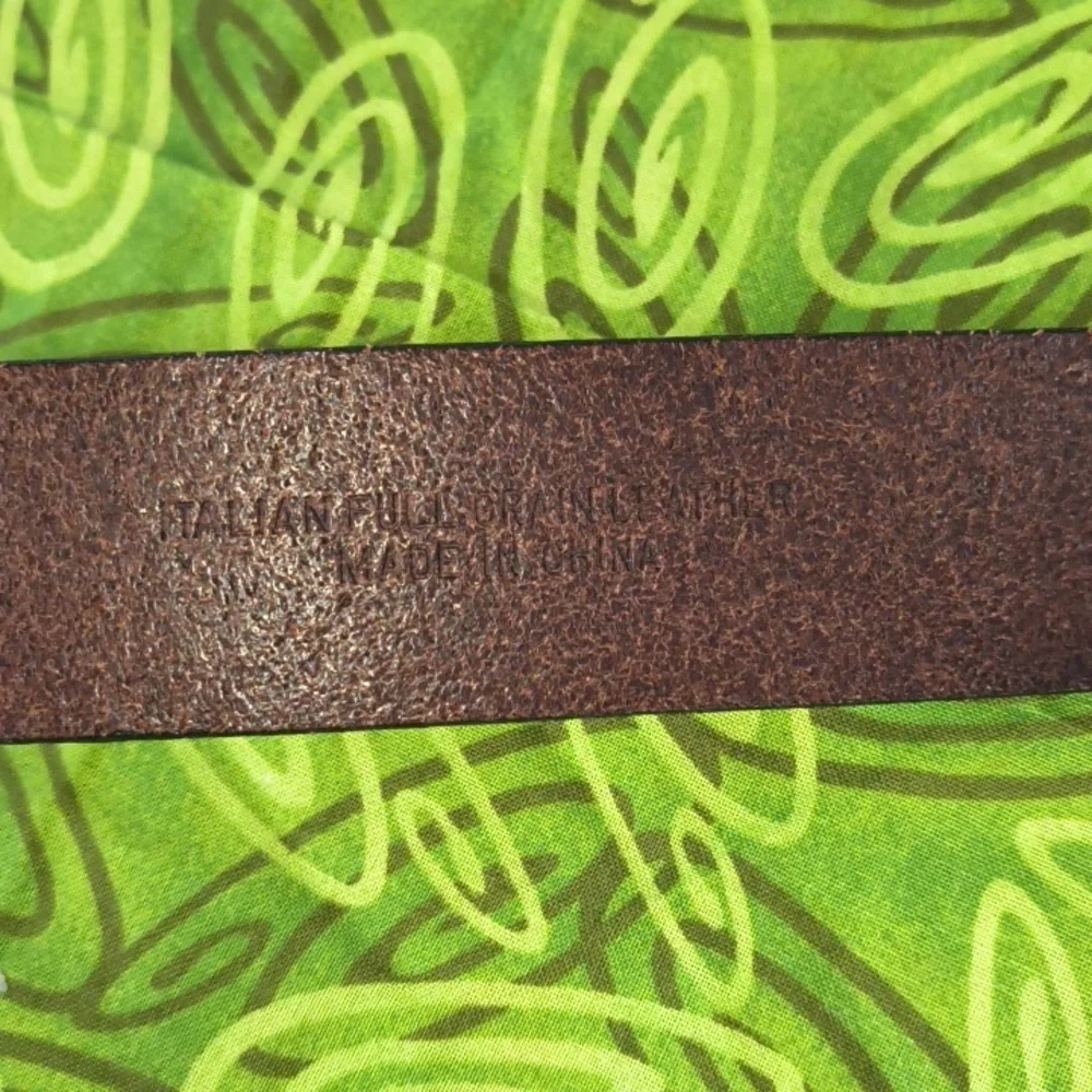 Nautica Italian Full Grain Leather Belt Size 42